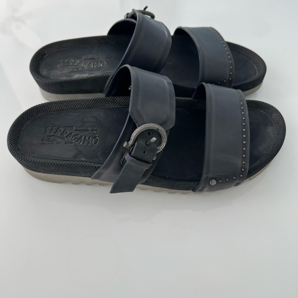 Salvatore Ferragamo Men’s Double Strap Sandal Size 11